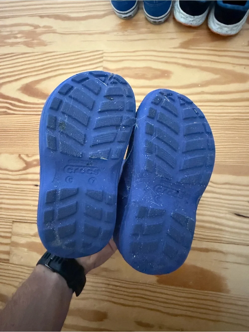 CROCS bright blue